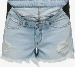 ONLY MATERNITY Denim Shorts Regular Jeans Dames Navy