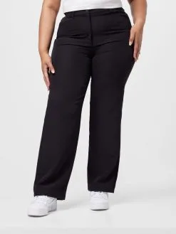 ONLY CARMAKOMA Pantalons Regular Broek Lana-Berry Dames Zwart -ONLY Elegant winkel 9323e44955f83a80277e93fe917e5ccc
