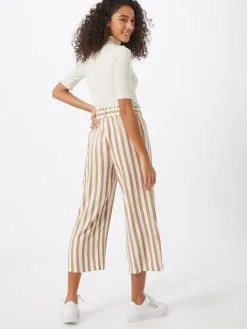 ONLY Culottes Wide Leg Broek Astrid Dames Crème / Lichtbeige -ONLY Elegant winkel 9325ddcc2ae786353133d44fe8142eab