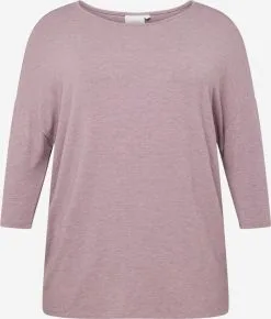 ONLY CARMAKOMA Shirts Met 3/4 Mouw Shirt LAMOUR Dames Mauve