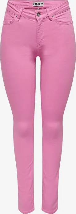ONLY Pantalons Slimfit Broek BLUSH Dames Roze