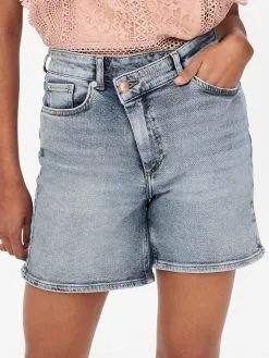 ONLY Denim Shorts Regular Jeans Veneda Dames Blauw -ONLY Elegant winkel 939b153ad095327106392a422306b3d3