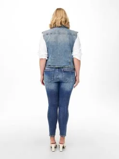 ONLY CARMAKOMA Jeans Skinny Jeans Lasmin Dames Blauw / Donkerblauw -ONLY Elegant winkel 9445180f959f0ccad27020819ed63042