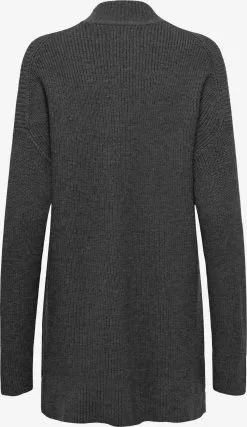 ONLY Fijngebreide Truien Trui KATIA Dames Donkergrijs -ONLY Elegant winkel 94dfe6c0484a5c4971bd83e2c5fa28d9