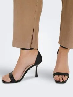 ONLY Pantalons Regular Broek Dames Lichtbruin -ONLY Elegant winkel 94e7892191d3e78ee002fd607fa6a923