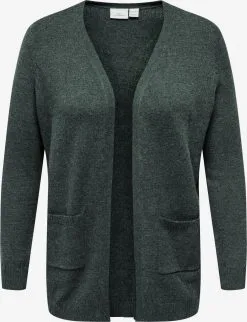 ONLY CARMAKOMA Vesten Gebreid Vest Dames Donkergroen