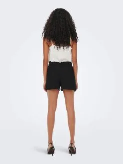 ONLY Shorts Loosefit Broek Romina Dames Zwart -ONLY Elegant winkel 95a6ea2b6d7fc0332d9e58ca3561bc0a