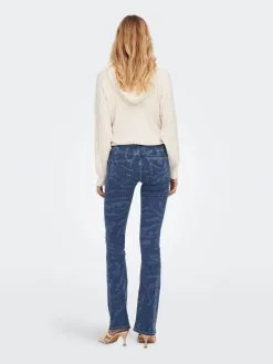 ONLY Bootcut Flared Jeans Dames Blauw -ONLY Elegant winkel 95e1a3853340e47aea47efd5ac2b2436
