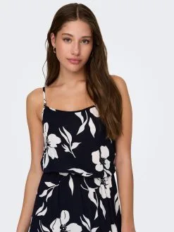 ONLY Maxi Jurken Zomerjurk Dames Nachtblauw -ONLY Elegant winkel 9625763e17d6b63cd1f6d554f21827f5