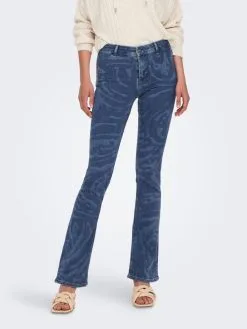 ONLY Bootcut Flared Jeans Dames Blauw -ONLY Elegant winkel 96278bfc6c0618a9e6ad6b827ee4d142