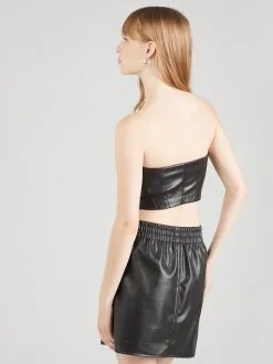 ONLY Crop Tops Top BLAKE Dames Zwart -ONLY Elegant winkel 96835a66c816182094f8b14bce893f37