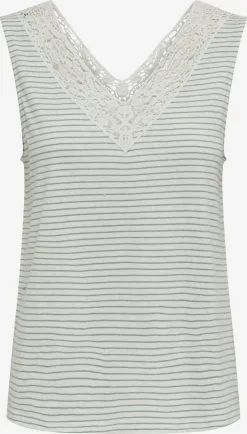 ONLY Kanten Tops Top BENITA Dames Jade Groen