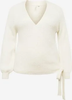 Fijngebreide Truien Trui MIA Dames Beige