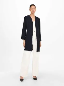 ONLY Vesten Gebreid Vest Dames Nachtblauw -ONLY Elegant winkel 9808d7d166f3f17e688015dede185936