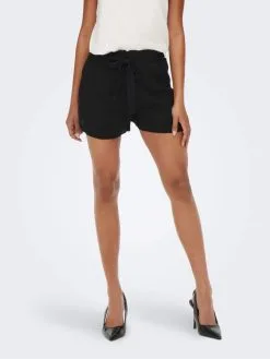 ONLY Shorts Loosefit Broek Romina Dames Zwart -ONLY Elegant winkel 981a83dd8f16d6b27283b5e12d93e598