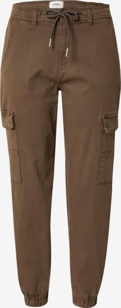 ONLY Cargobroeken Tapered Cargobroek CARLTON-GIGI Dames Brokaat