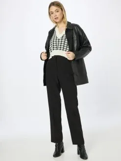 ONLY Broeken Regular Pantalon Dames Zwart -ONLY Elegant winkel 99e10a364eec217307d44439ede385b2