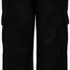 ONLY CARMAKOMA Cargobroeken Regular Cargobroek Dames Zwart