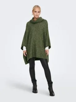 ONLY Ponchos & Kimonos Cape Dames Groen -ONLY Elegant winkel 9b2c8f44c2800f521d01aeb05c3dedd5