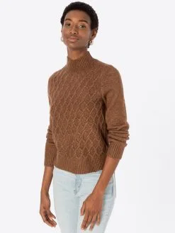 ONLY Basic Truien Trui Macadamia Dames Karamel -ONLY Elegant winkel 9b9a0922dcbd1614ccef0c5f91635095