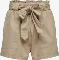 ONLY Shorts Loosefit Broek SMILLA Dames Beige