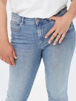 ONLY CARMAKOMA Jeans Slimfit Jeans Willy Dames Blauw -ONLY Elegant winkel 9c594d8764102117dbd582c8e9995bf6