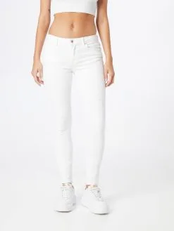 ONLY Jeans Skinny Jeans PAOLA Dames Wit -ONLY Elegant winkel 9ca32551763d38ec860827361fa36dd5