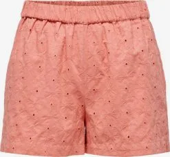 ONLY Shorts Regular Broek Dames Koraal