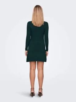 ONLY Mini Jurken Jurk Dames Donkergroen -ONLY Elegant winkel 9d738f158c19fe69b73a215463602e51