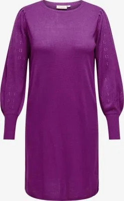 ONLY CARMAKOMA Gebreide Jurken Gebreide Jurk Dames Lila