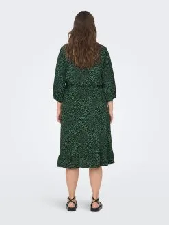 ONLY CARMAKOMA Midi Jurken Jurk Dames Spar -ONLY Elegant winkel 9d8e915549943a14276524c10829f137