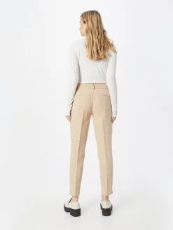 ONLY Pantalons Regular Broek VERONICA-PISA Dames Beige -ONLY Elegant winkel 9d9eec287854a024a2de3b38f110c3e8