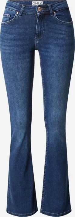 ONLY Bootcut Flared Jeans Blush Dames Donkerblauw