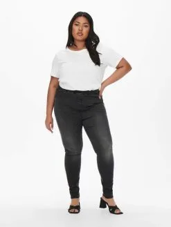 ONLY CARMAKOMA Jeans Skinny Jeggings Laola Dames Zwart -ONLY Elegant winkel 9fd3f60cff2e45897e8be88d40b088f0