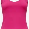 ONLY Spaghetti Tops Top Ea Dames Roze