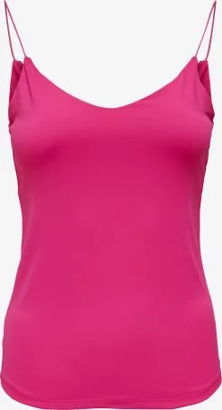 ONLY Spaghetti Tops Top Ea Dames Roze