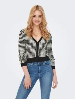 ONLY Vesten Gebreid Vest BINDI Dames Zwart -ONLY Elegant winkel 9ff8ff517fab5928fc2098d0e68d994e