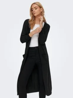 ONLY Vesten Gebreid Vest Lesy Dames Zwart -ONLY Elegant winkel a01483f565b602fbc6026a26d770349a