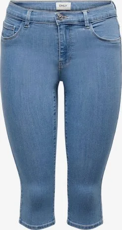 ONLY Denim Shorts Skinny Jeans Rain Dames Blauw