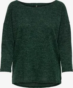 ONLY Fijngebreide Truien Trui Alba Dames Donkergroen