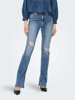 ONLY Bootcut Flared Jeans BLUSH Dames Lichtblauw -ONLY Elegant winkel a14d860f8e4953e27f97f6c85e890e19
