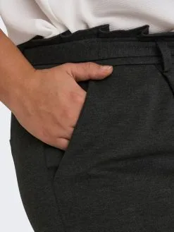 ONLY CARMAKOMA Pantalons Tapered Broek Dames Antraciet -ONLY Elegant winkel a18eb02b14c48b8c0af50f9dfb82530a