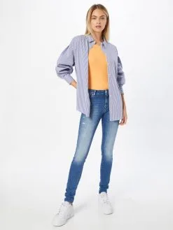 ONLY Jeans Skinny Jeans Shape Dames Blauw -ONLY Elegant winkel a24639b9f53d04bb9b42e468a492279e