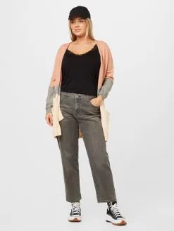 ONLY CARMAKOMA Vesten Gebreid Vest Dames Poederroze / Oudroze -ONLY Elegant winkel a262bc43d21e25991cef26bf8fac86dc