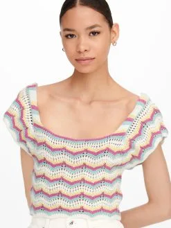 ONLY T-shirts Shirt Dames Gemengde Kleuren -ONLY Elegant winkel a2641bf8e832a71b8acccdc7178b2d61