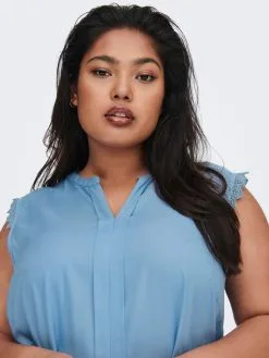 ONLY CARMAKOMA Mini Jurken Jurk Mumi Dames Hemelsblauw -ONLY Elegant winkel a2fb17512db9d9d4fda348432312f1c2