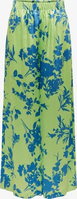 ONLY Pantalons Wide Leg Broek Dames Mintgroen