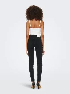 ONLY Kanten Tops Top Dames Zwart / Wit -ONLY Elegant winkel a40618dbdd20ce3138966a2c945d1e5f