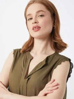 ONLY Blouse Tops Blouse Kimmi Dames Olijfgroen -ONLY Elegant winkel a44df8cb0b08ffba783a5646eb48019b