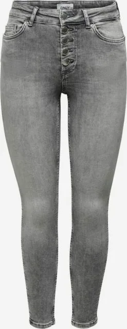 ONLY Jeans Skinny Jeans Bobby Life Dames Grijs